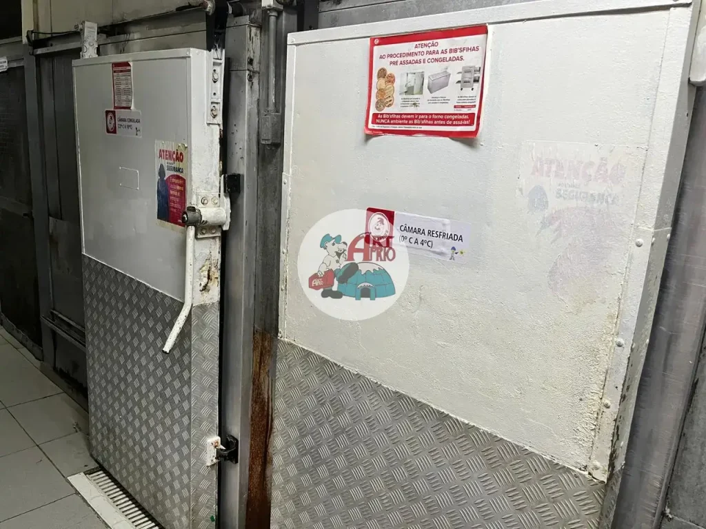 Câmara frigorífica mantida pela Art Frio em Manaus, AM
